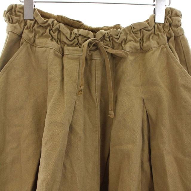 ネストローブ nest Robe キュロット フレアパンツ スカーチョ リネン混  