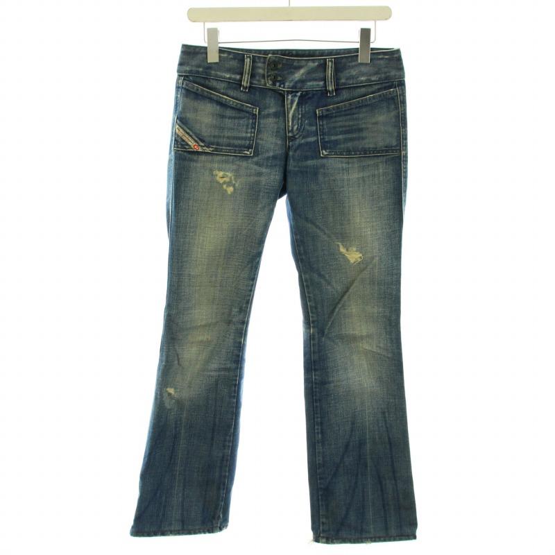 ディーゼル DIESEL HUSH DS デニムパンツ ジーンズ ダメージ加工 USED 