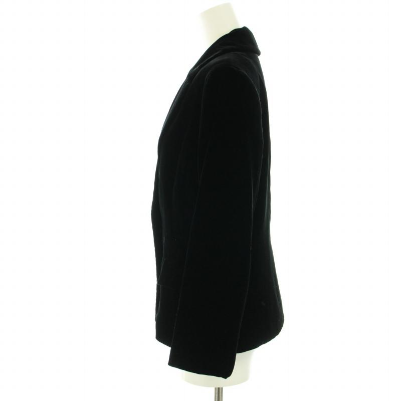 ハナエモリ HANAE MORI テーラードジャケット シングル 1B ベロア 38 M 