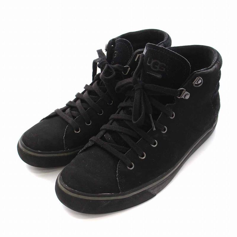 UGG アグ　ハイトップスニーカー　黒 オーストラリア UGG アグハイトップスニーカー黒 オーストラリア