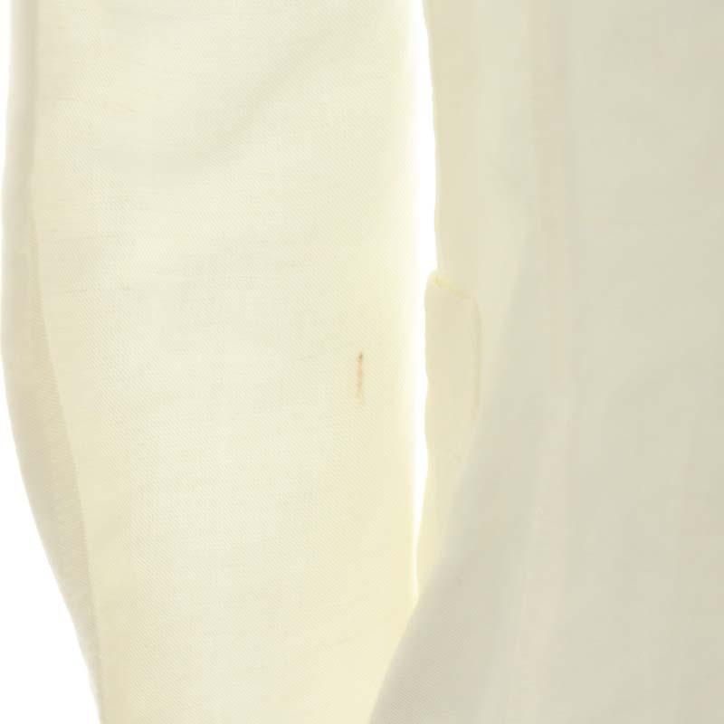 ラルディーニ LARDINI テーラードジャケット シングル 麻 リネン 38 M  