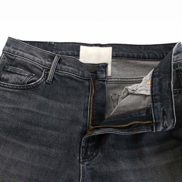 マザー mother SUPERIOR 21AW GREY INSIDER CROP デニムパンツ 