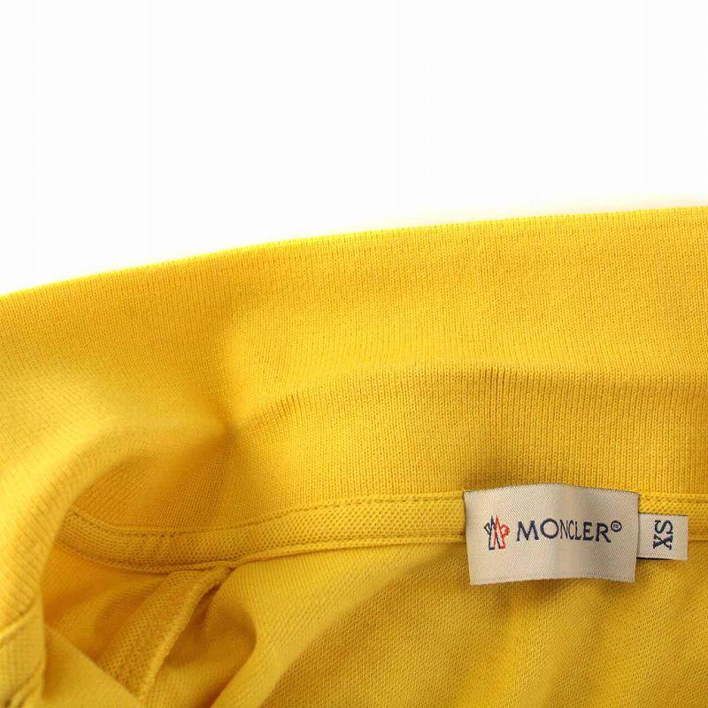 モンクレール MONCLER ポロシャツ POLO SENZA MANICHE ノースリーブ レース XS 黄色 イエロー /YM レディース｜vectorpremium｜05