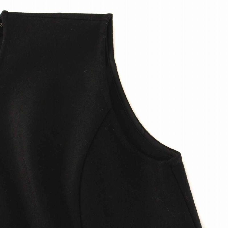 ヨーコチャン YOKO CHAN ペプラムワンピース ひざ丈 ノースリーブ 38 M  