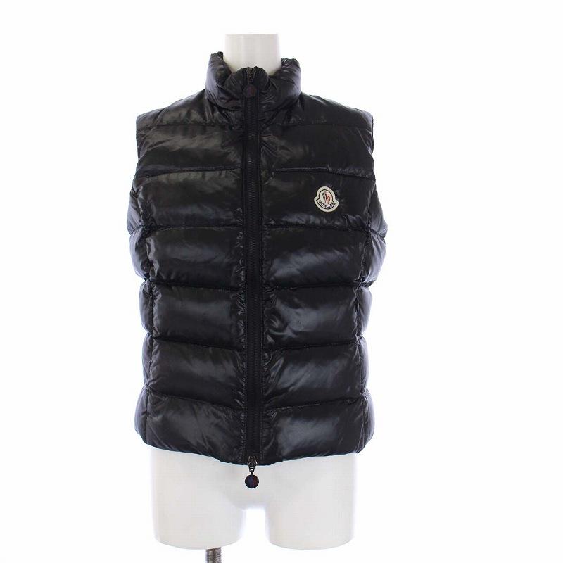 【美品】Moncler モンクレール ダウンベストGHANY サイズ0 ブラック ブラック Ghany ベスト : ジレ 向けの レディース | モンクレール