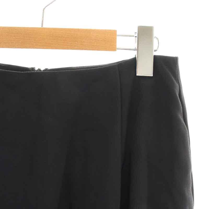 フォクシー FOXEY フレアスカート ひざ丈 プリーツ シアー シースルー  