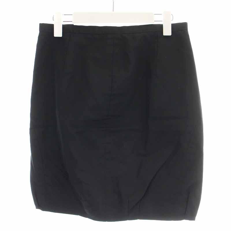 ルイヴィトン LOUIS VUITTON タイトスカート ひざ丈 シルク サイド  