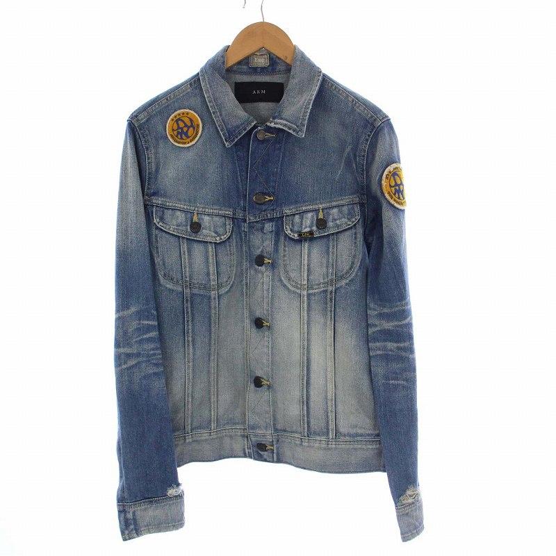 エーケーエム AKM Lee デニムジャケット Gジャン ジージャン ワッペン  