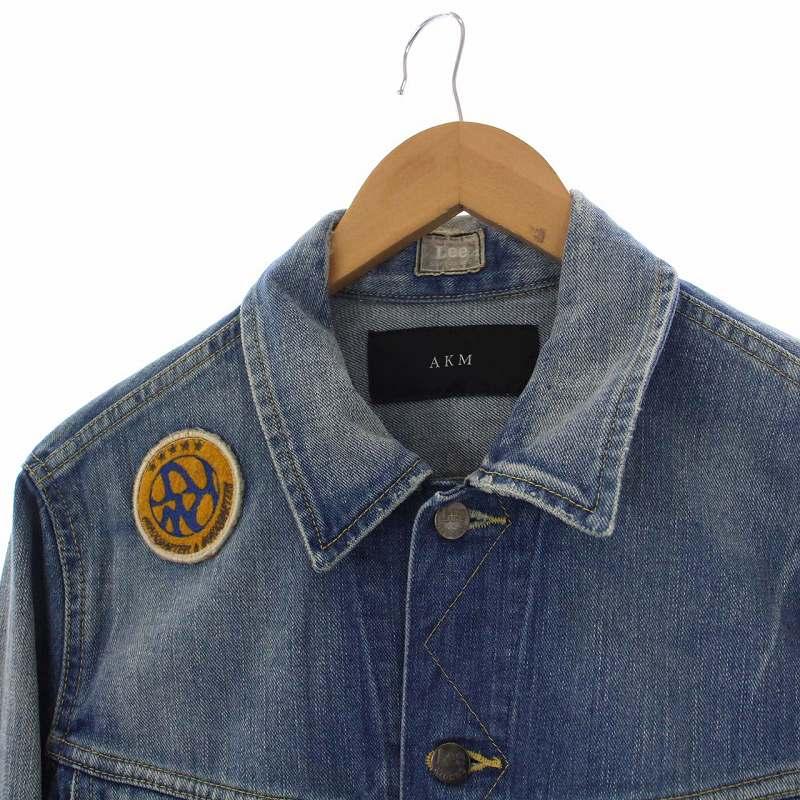 エーケーエム AKM Lee デニムジャケット Gジャン ジージャン ワッペン  