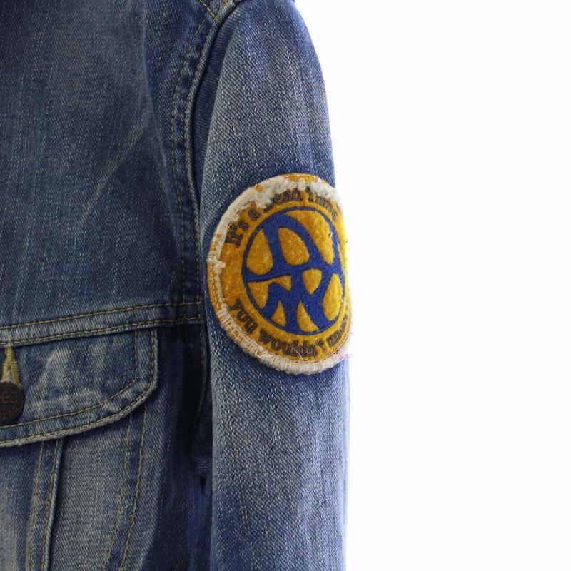 エーケーエム AKM Lee デニムジャケット Gジャン ジージャン ワッペン  