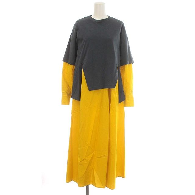 エンフォルド ENFOLD 22SS レイヤードDRESS セットアップ ワンピース  