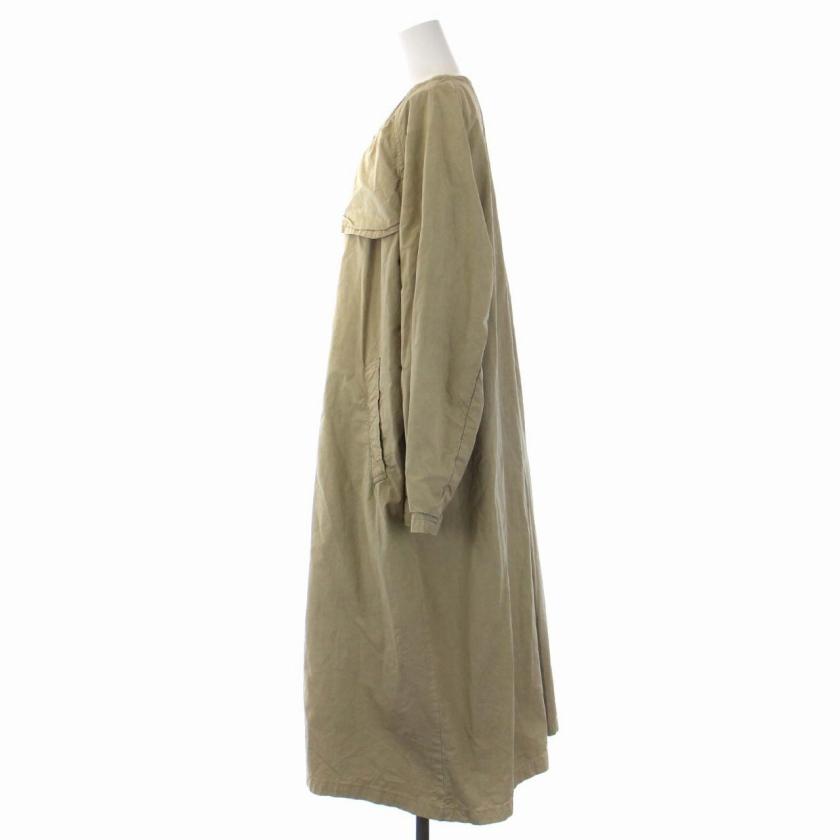 ネストローブ nest Robe スーピマノーカラートレンチコート ネストローブ nest Robe スーピマノーカラートレンチコート