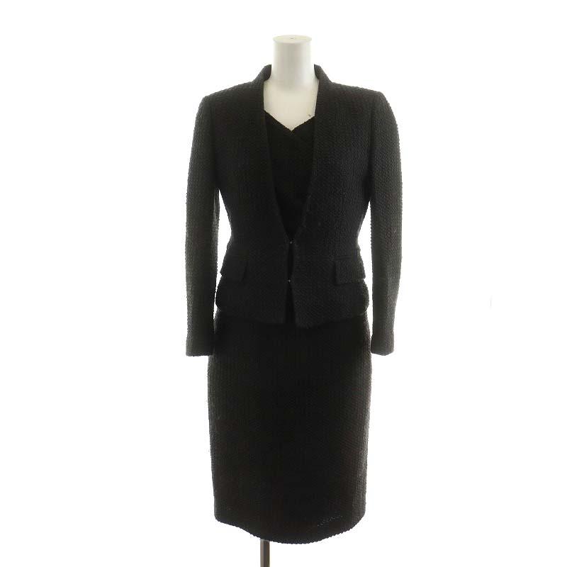 エポカ EPOCA 17AW スーツ アンサンブル セットアップ 上下 ノーカラー  