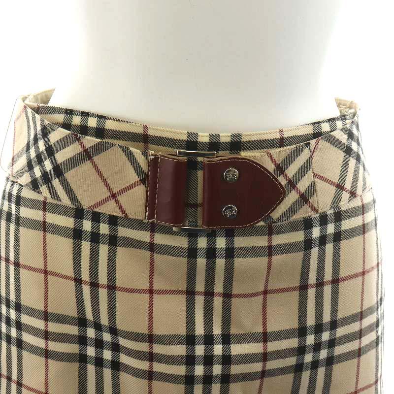 バーバリーブルーレーベル BURBERRY BLUE LABEL フレアスカート ミニ丈  