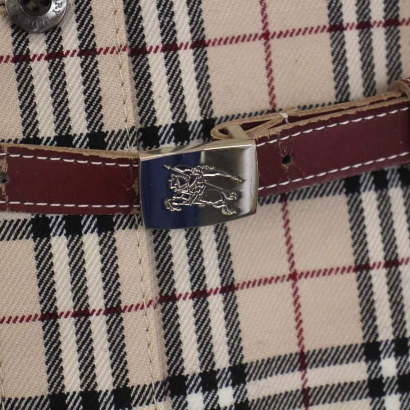 バーバリーブルーレーベル BURBERRY BLUE LABEL シャツワンピース 七分 