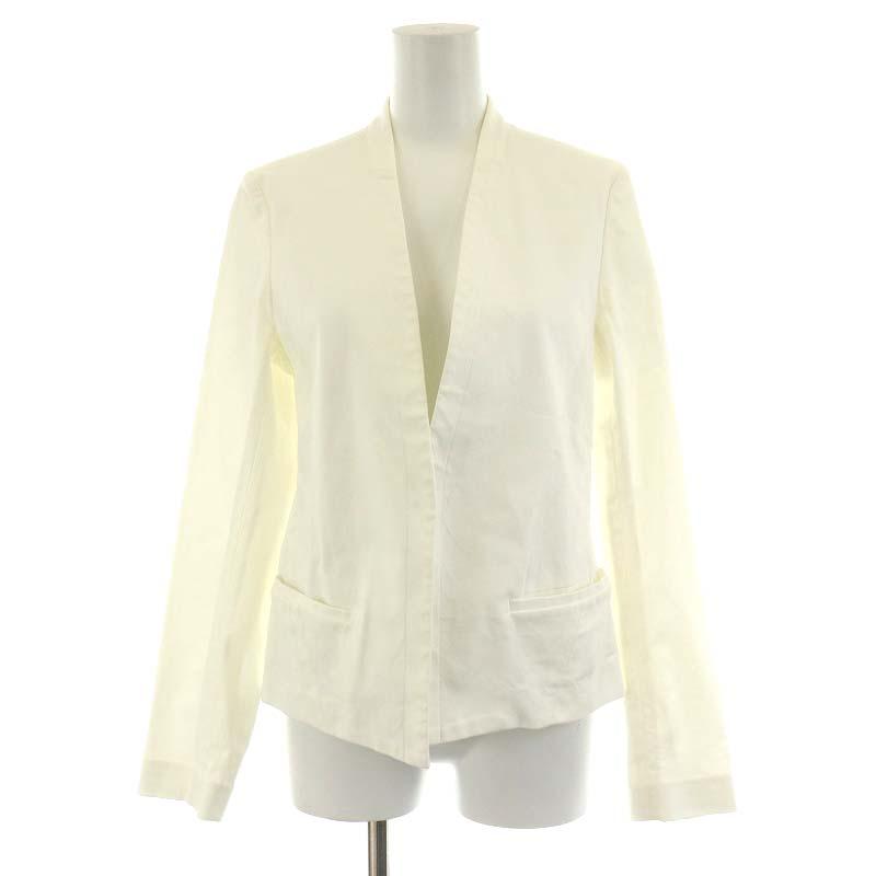 セオリー theory STRETCH CANVAS CLAEN BLAZER UL ノーカラー  