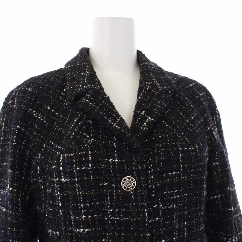 シャネル CHANEL 06C ツイード テーラードジャケット ココボタン ココ 