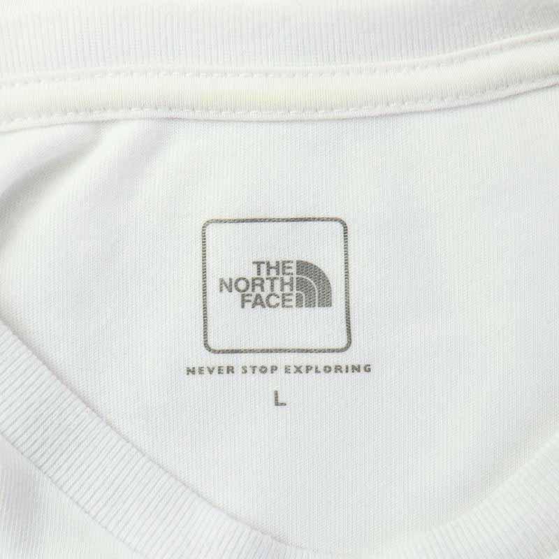 ザノースフェイス THE NORTH FACE Tシャツ カットソー 半袖 ロゴプリント スポーツウェア L 白 ホワイト NTW3652A /AT5 レディース｜vectorpremium｜04