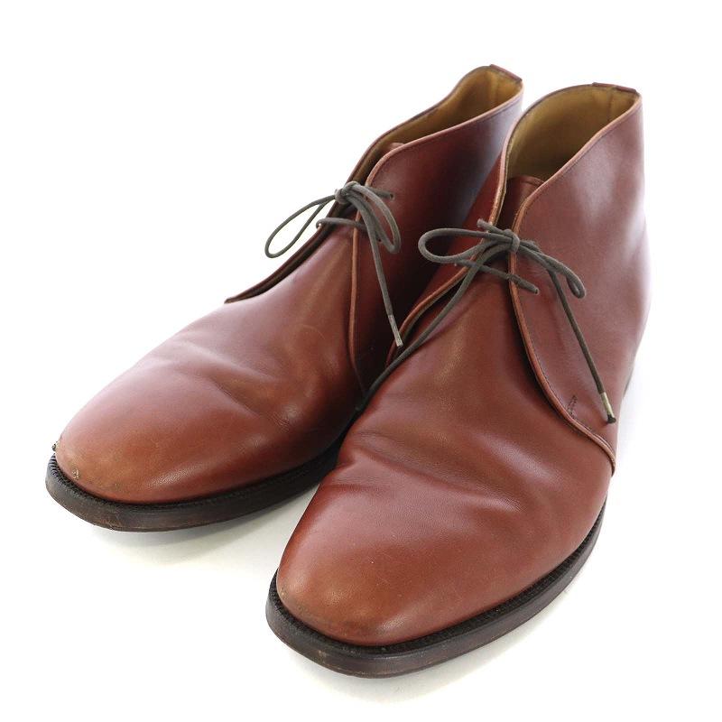 dunhill ブラウンレザー チャッカブーツ dunhill アウトレット ブラウンレザー チャッカブーツ dunhill