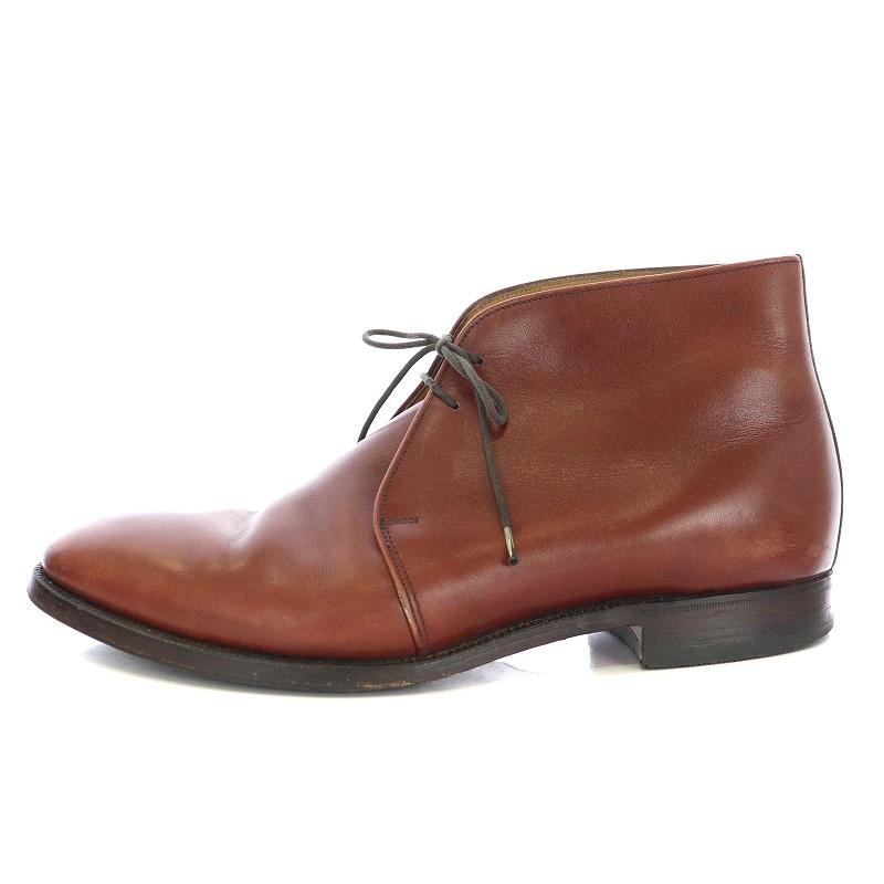 dunhill ダンヒル JEREMT チャッカブーツ レザー レースアップ 9 27cm 