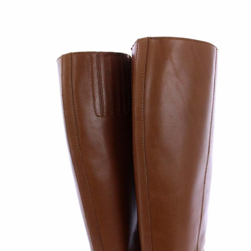 coach 茶ロングブーツ23.5cm