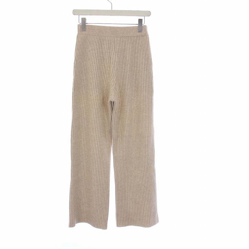 フィーニー PHEENY 12G rib knit pants リブニットパンツ ワイド  