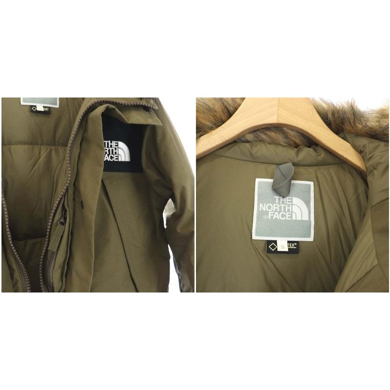 ザノースフェイス THE NORTH FACE Mountain Down Coat ダウンコート GORE-TEX フード アウター S カーキ NDW91835 /TK レディース｜vectorpremium｜09