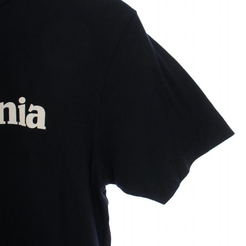 パタゴニア Patagonia Tシャツ カットソー 半袖 クルーネック ロゴ プリント 米国製 XS 黒 ブラック 39154SP19 /BM メンズ｜vectorpremium｜06