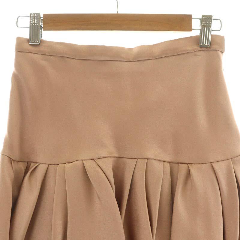 クリスチャンディオール Christian Dior フレアスカート ひざ丈 シルク  