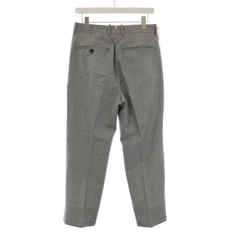 マーティー＆サンズ MAATEE＆SONS 23SS パンツ スラックス 千鳥格子柄 