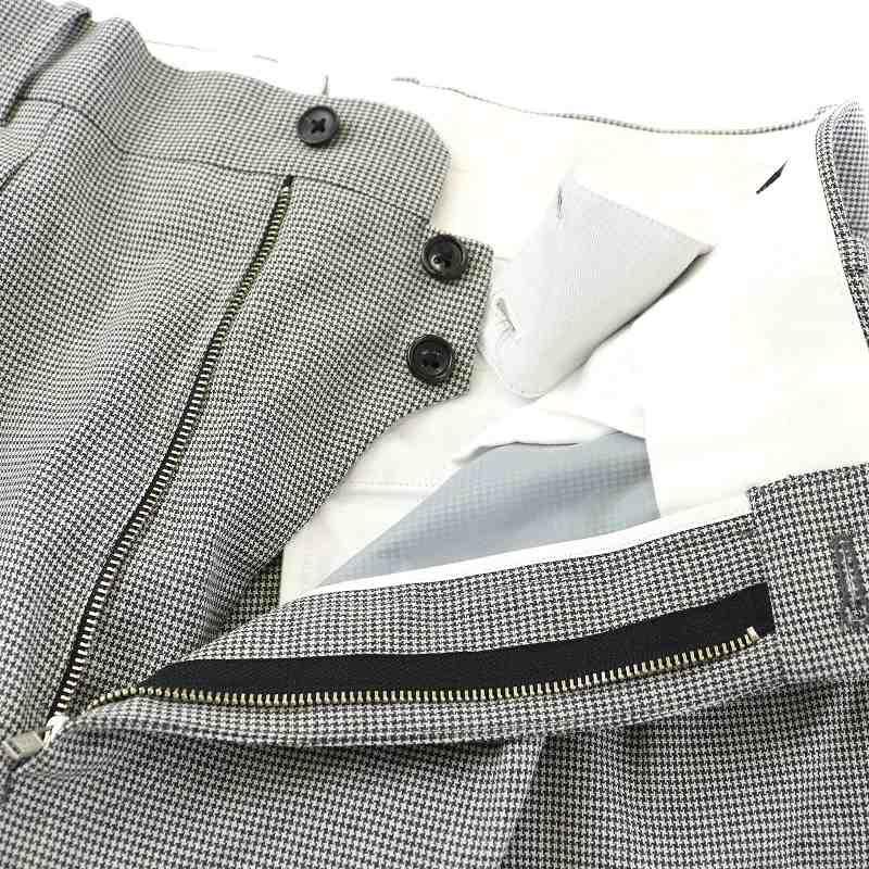 マーティー＆サンズ MAATEE＆SONS 23SS パンツ スラックス 千鳥格子柄 