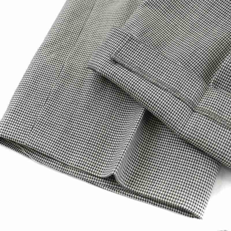 マーティー＆サンズ MAATEE＆SONS 23SS パンツ スラックス 千鳥格子柄 