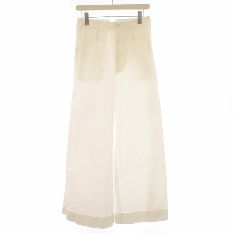 ドゥロワー Drawer コットンウェポンベーシックパンツ ワイドパンツ  