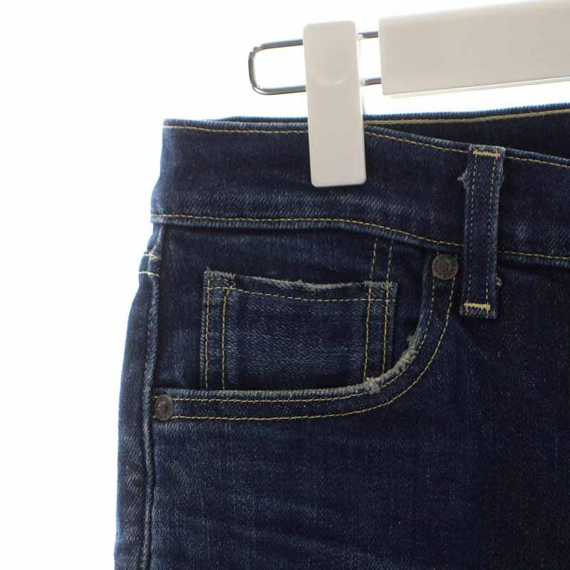 リーバイス Levi's MADE＆CRAFTED デニムパンツ ジーンズ ロング USED加工 カットオフ 25 XS 青 ブルー /YI40 レディース｜vectorpremium｜04