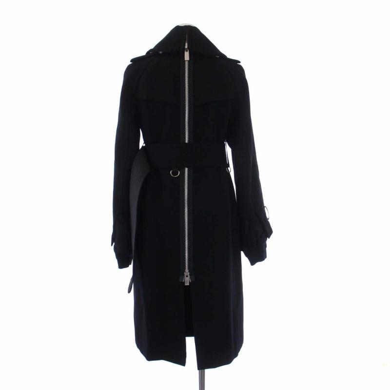 サカイ sacai ドッキング トレンチコート アウター ロング ダブル 