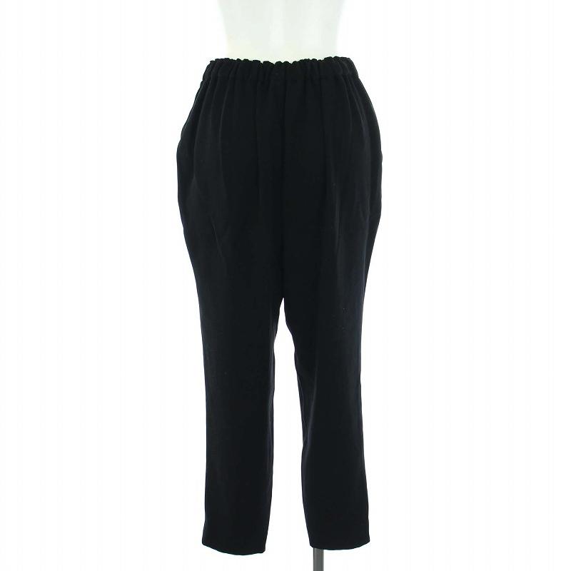 エンフォルド ENFOLD 20AW ダブルサテン ゴムジョッパーズパンツ  