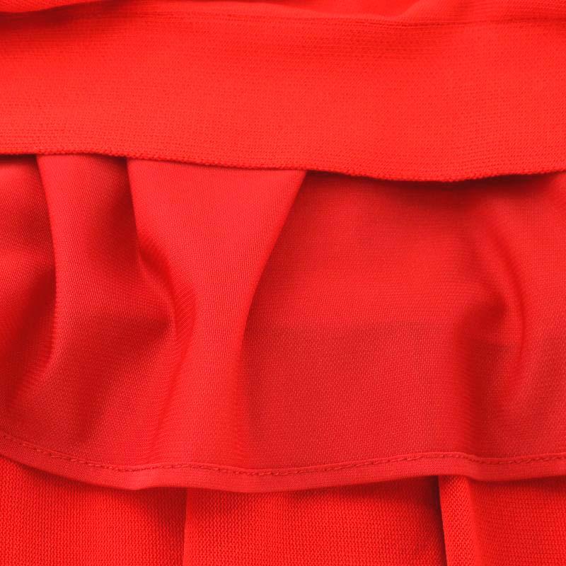 未使用品 フォクシー FOXEY Dress tiered ワンピース ひざ丈 