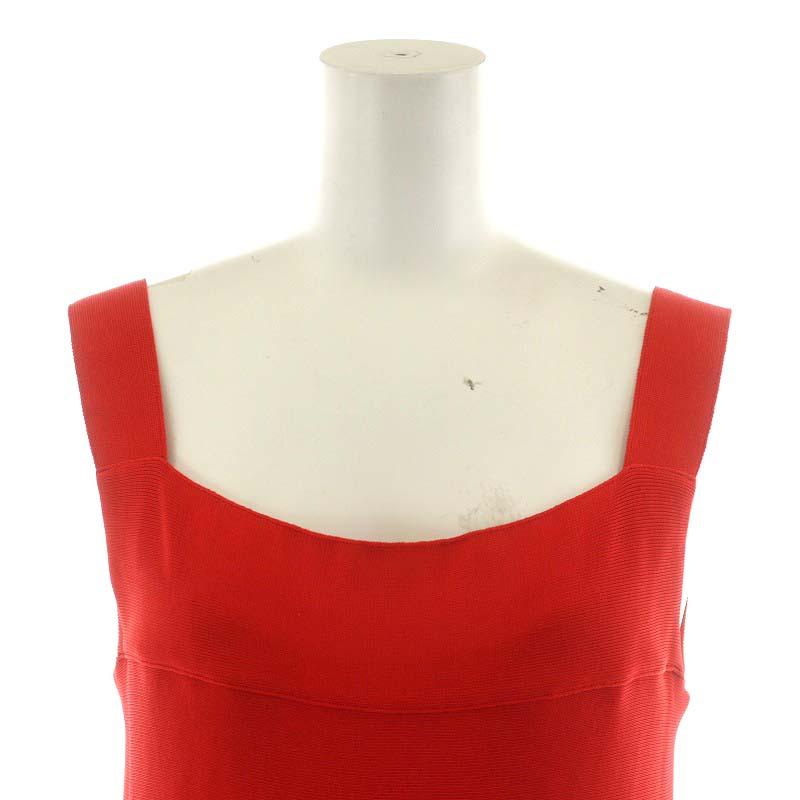 未使用品 フォクシー FOXEY Dress tiered ワンピース ひざ丈 