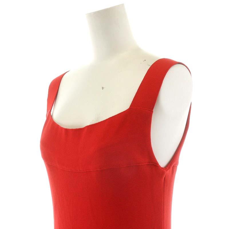 未使用品 フォクシー FOXEY Dress tiered ワンピース ひざ丈 