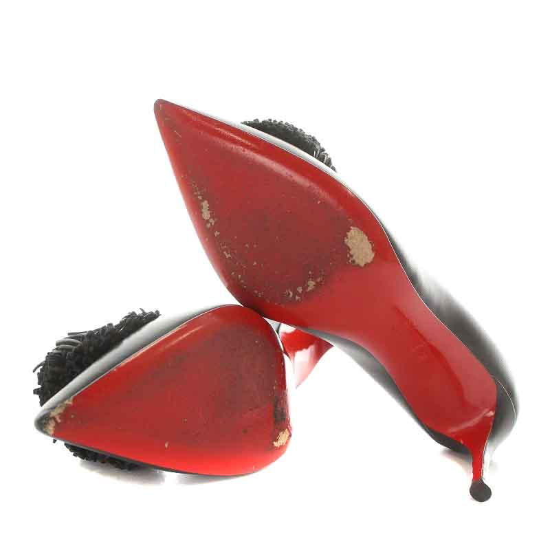 クリスチャンルブタン Christian louboutin パンプス レザー ポイン 