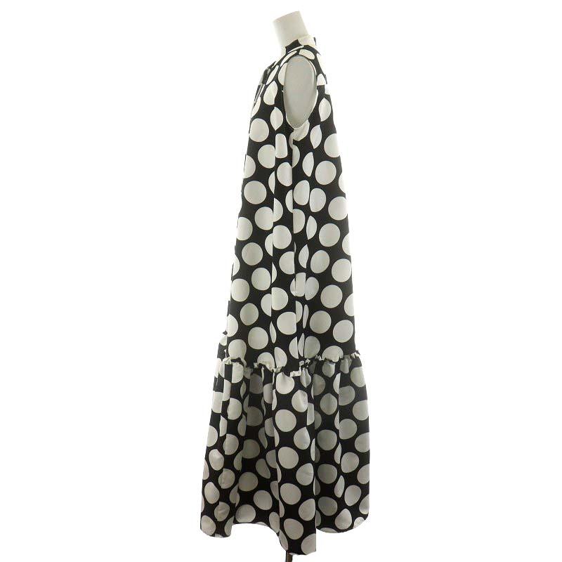 タグ付新品、obli、0サイズ、ドットグログランキャミワンピース、オブリ