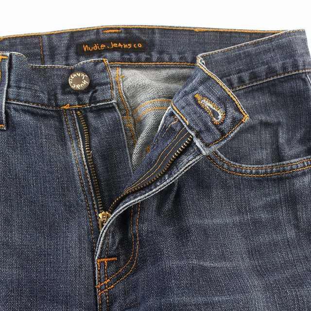 ヌーディージーンズ nudie jeans デニムパンツ SLIM JIM USED加工 ジーンス 31 青 ブルー /☆G メンズ｜vectorpremium｜04