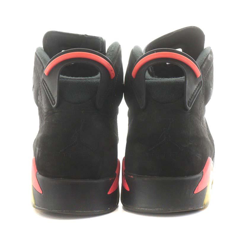 ナイキ NIKE AIR JORDAN 6 RETRO BLACK/INFRARED 23-BLACK エアジョーダン スニーカー シューズ US11 29.0cm 黒｜vectorpremium｜03