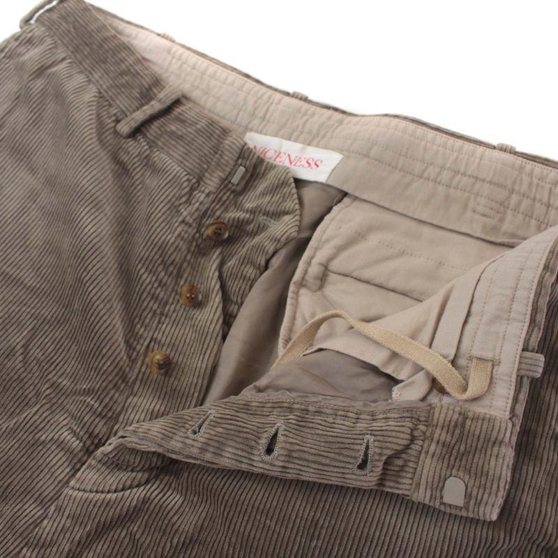 ナイスネス NICENESS 22AW EMERSON コットン コーデュロイパンツ ナイスネス NICENESS 22AW EMERSON コットン コーデュロイパンツ