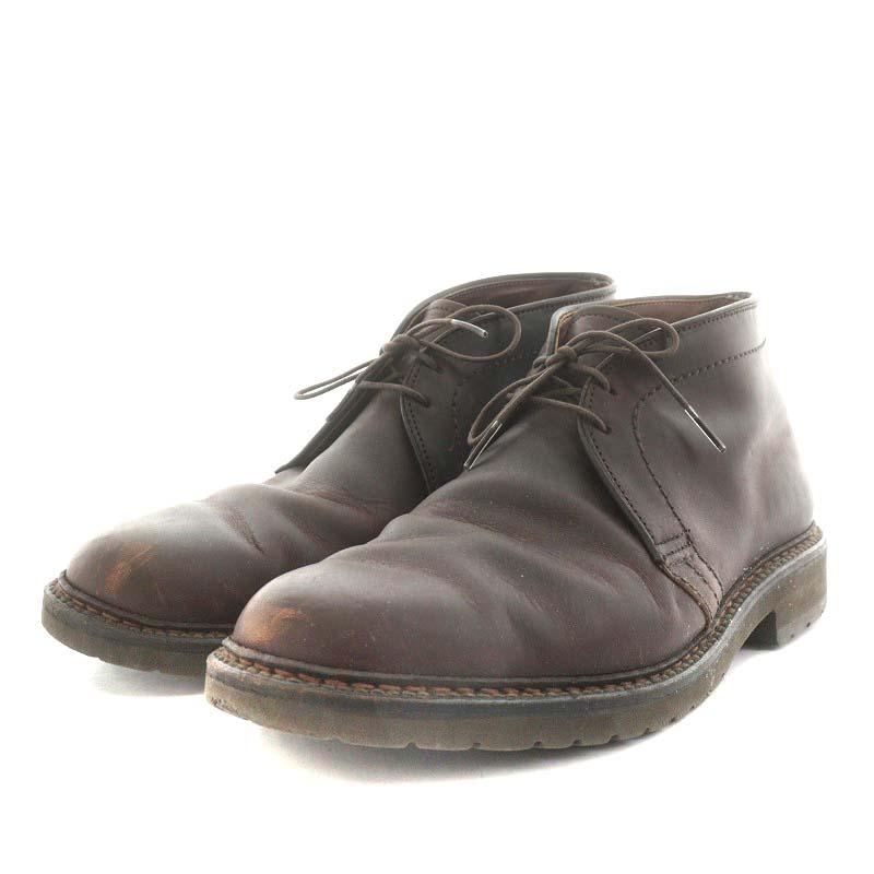 オールデン ALDEN SHIPS別注 チャッカブーツ レザー 6.5 24.5cm 茶 