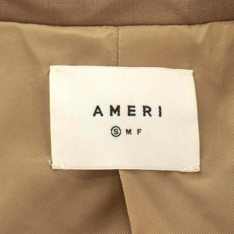 アメリヴィンテージ Ameri VINTAGE 20SS RIDERS DETAIL COAT チェスターコート ロング丈 ベルト付き S ベージュ｜vectorpremium｜04