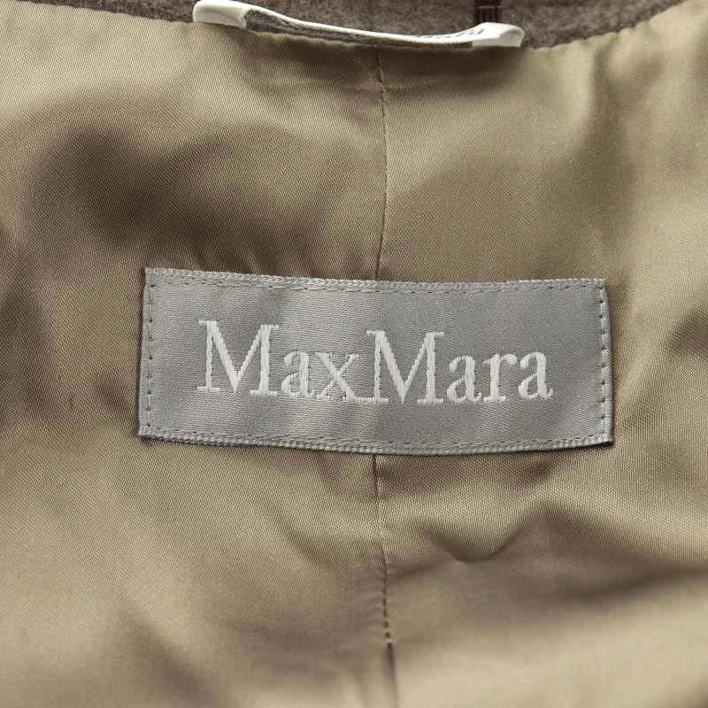マックスマーラ MAX MARA 銀タグ コート ロング丈 ウール アウター 42 