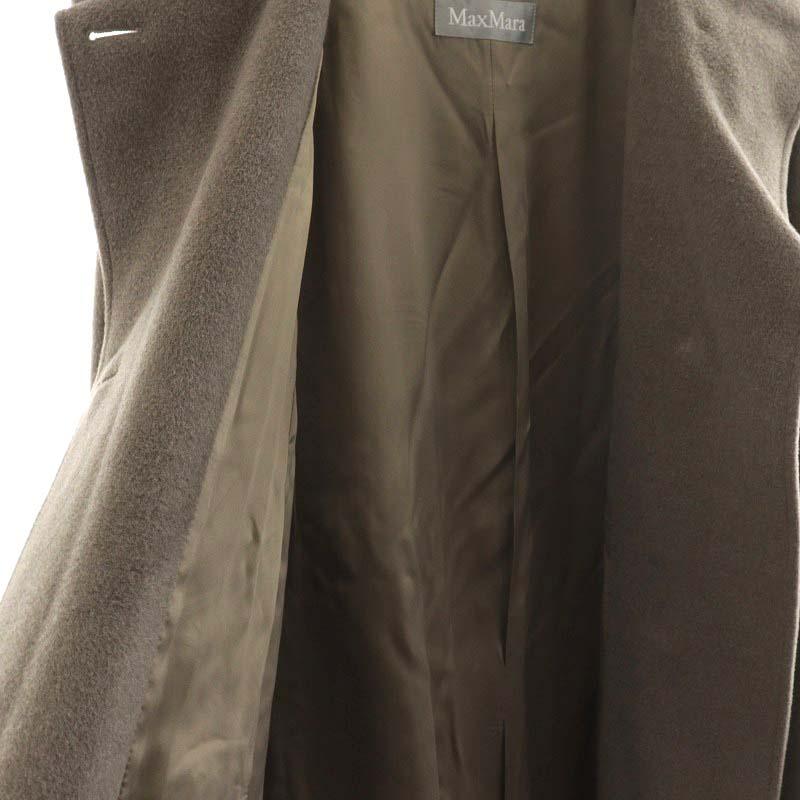 マックスマーラ MAX MARA 銀タグ コート ロング丈 ウール アウター 42 