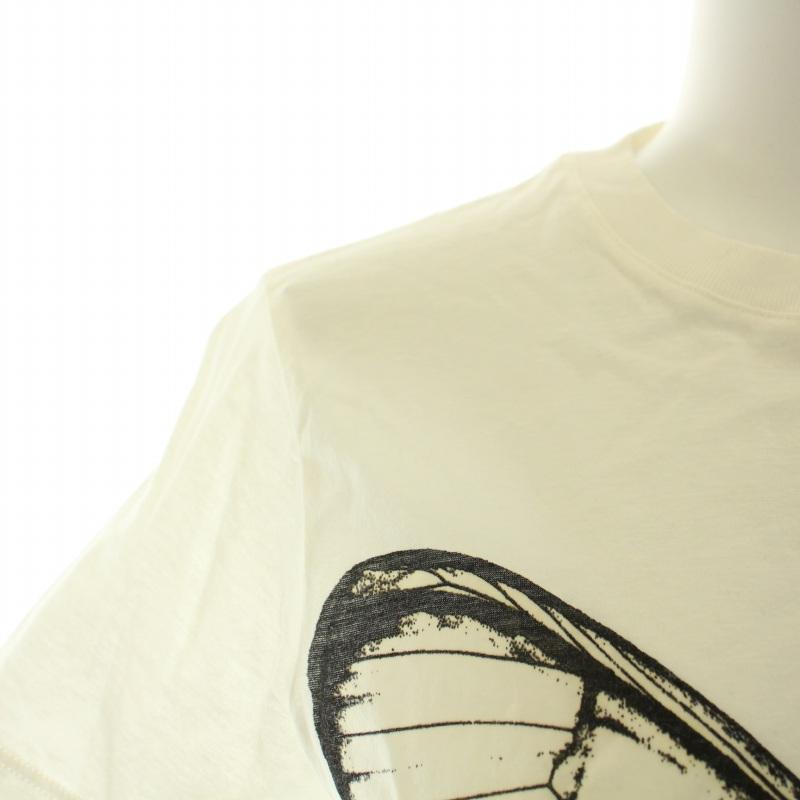 ゴールデングース GOLDEN GOOSE CHERRY T-SHIRT チェリーTシャツ カットソー 半袖 クルーネック プリント XS 白 ホワイト G32WP122.A2｜vectorpremium｜06