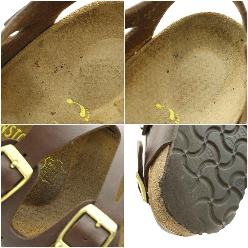 ビルケンシュトック BIRKENSTOCK モントリオール Montreal サンダル レザー ストラップ フラット ベルト 36 23.0cm 茶 ブラウン 098013｜vectorpremium｜09